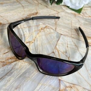 NO FEAR Men's Black Sport Sunglasses   Mirrored Lenses